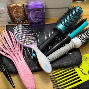 Professional Hairstylist Tool Bundle Wet Brush Olivia Garden Neuro Brushes Combs